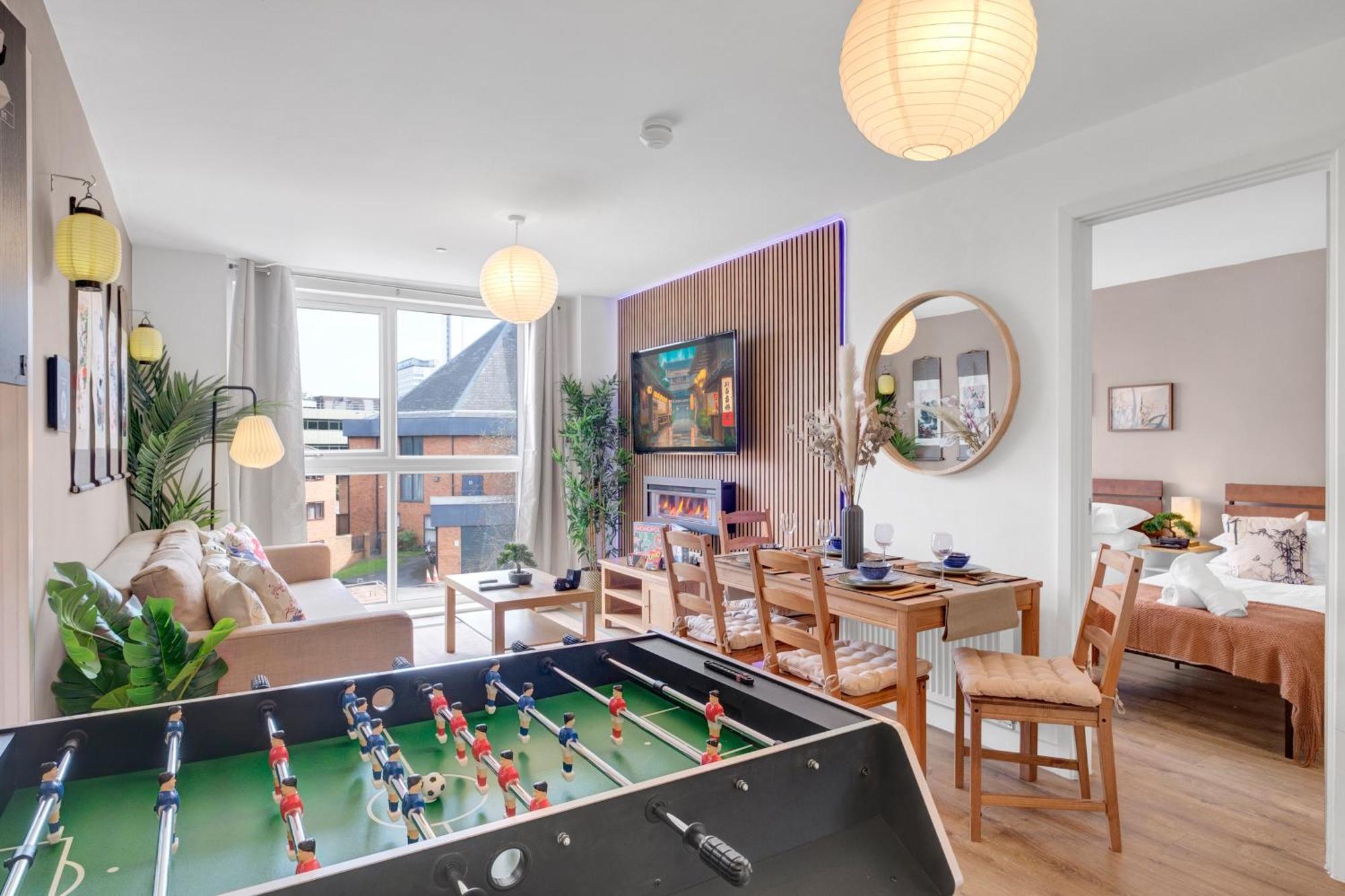 Pan-asian Suite- Freepark+ Supra Games +netflix + Coffee Machine- Maihom * Birmingham